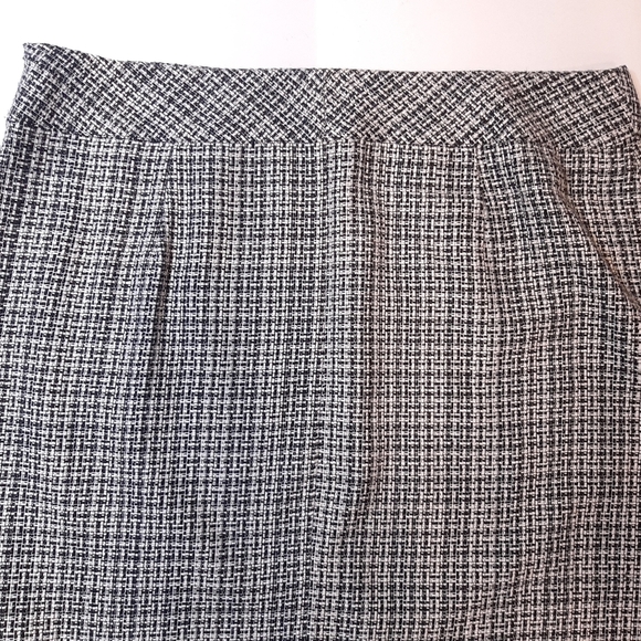 🍁TRES YOU Tweed Pencil Skirt Above Knee Length - Picture 7 of 11